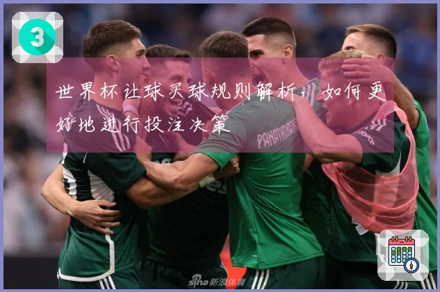 世界杯让球买球规则解析，如何更好地进行投注决策