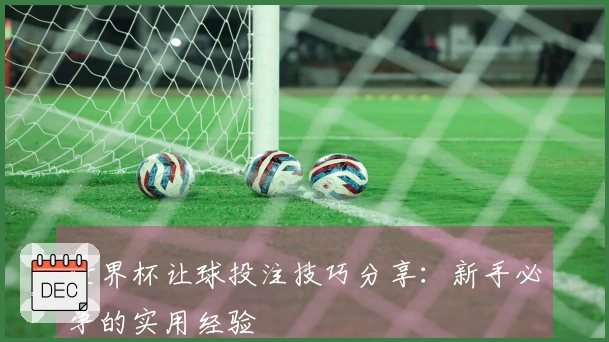 世界杯让球投注技巧分享：新手必学的实用经验